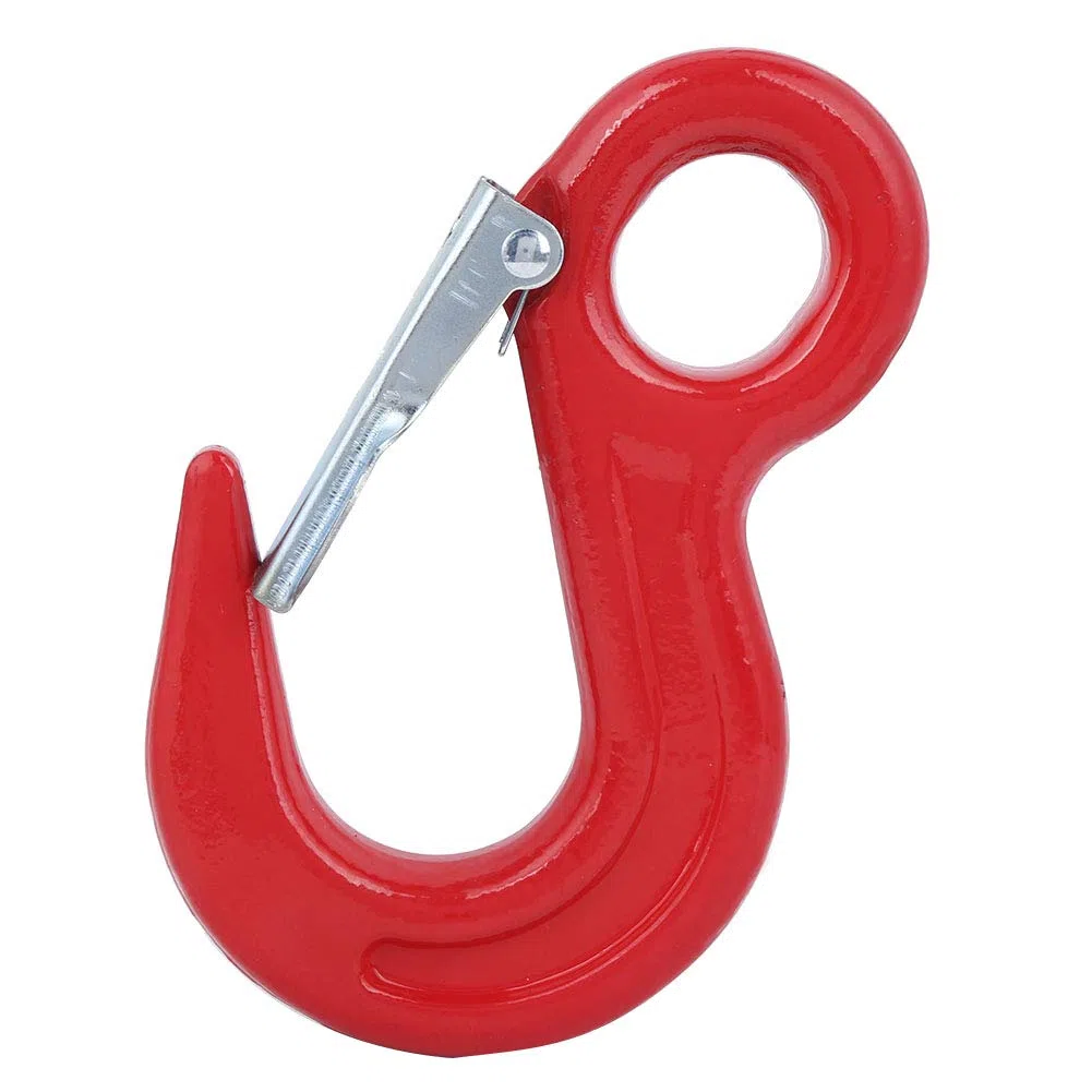 Drehbarer Hebehaken, 3T-Ösen-Sling-Haken für Container, Gabelkopf, Greifer, Kran, Rigging, legierter Stahl, Schwerkraft-Heben