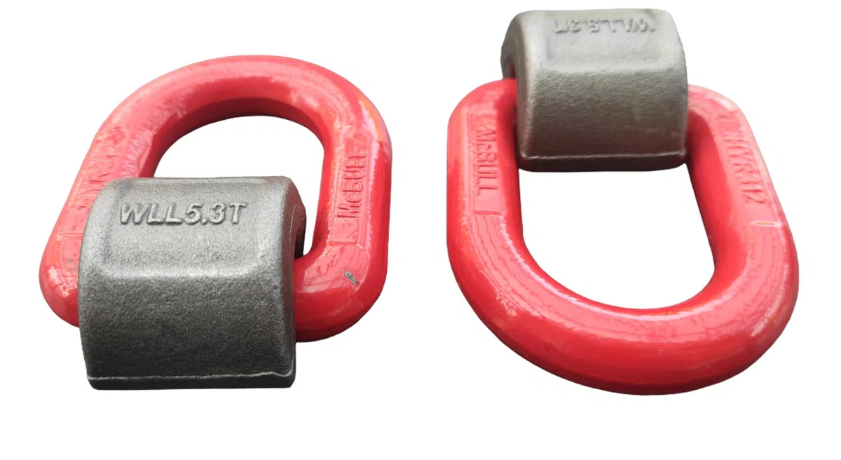 4 Stück Anschlagpunkt schweißbar GK8 Anschweißöse Tragf: 3,15t 3150kg