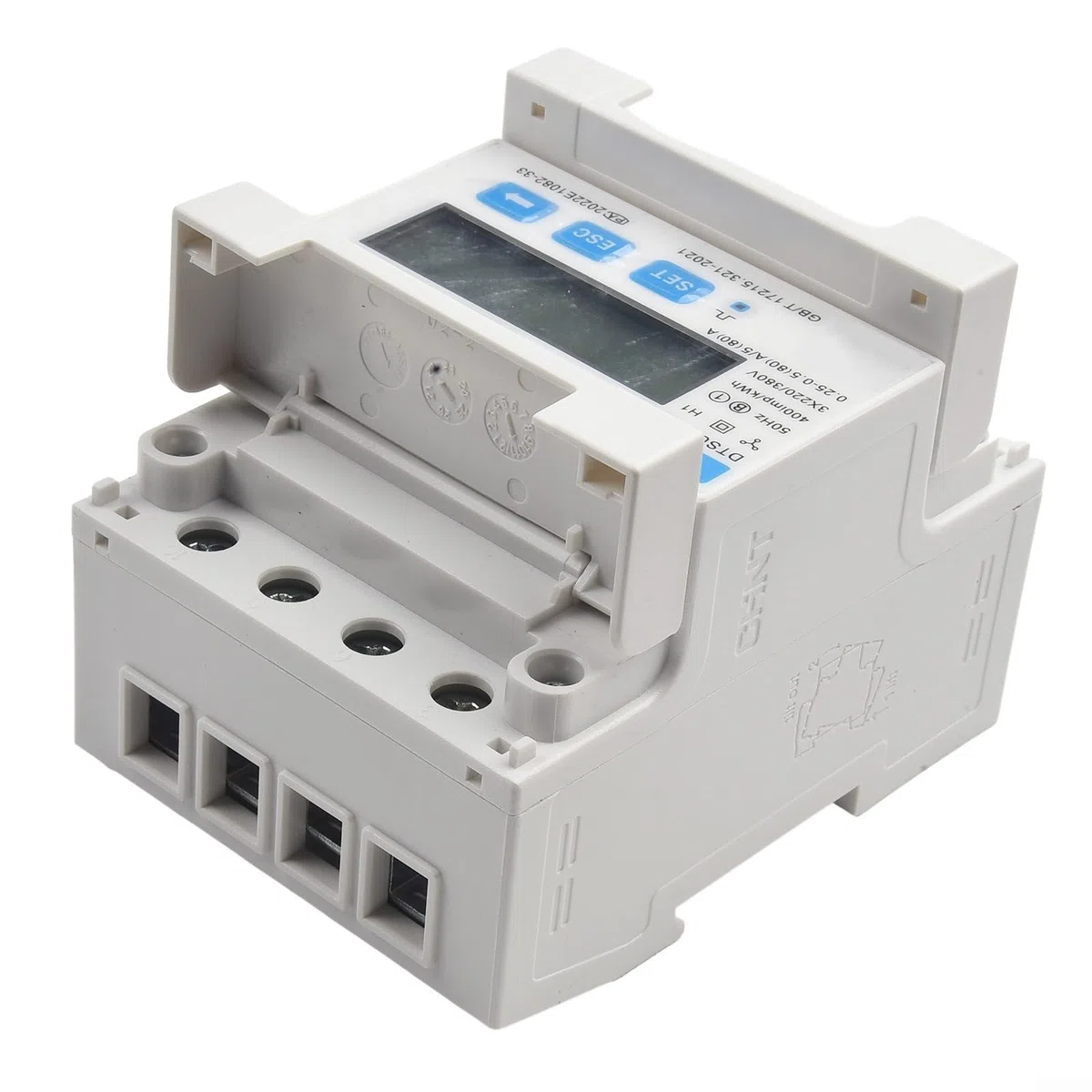 Für Smart Power Sensor DTSU666 Dreiphasen-Energiezähler DIN-Schienentyp für Solar-PV-Überwachung und Windturbine, RS485 für MODBUS-Messgerät, Messung aktiver reaktiver Energie, Import Export