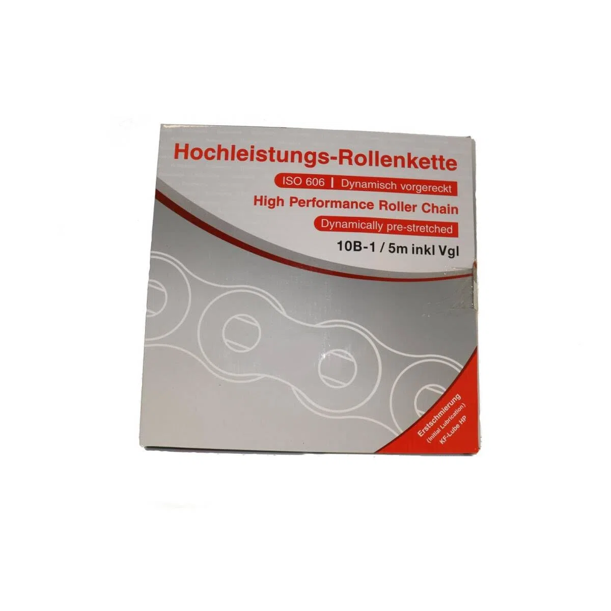 10B-1 5 Meter Feickert Hochleistungsrollenkette Simplex 15,875 mm 5/8" DIN 8187