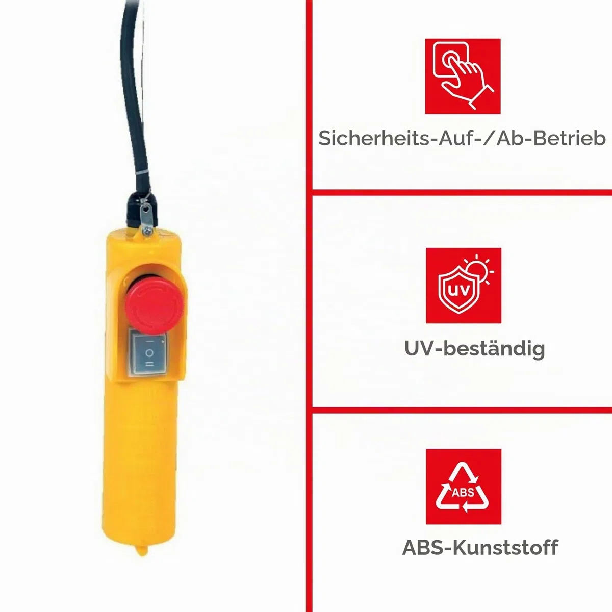 PEREL - WEHTELE  – Fernbedienung für Elektrischer Seilzug Weh (Insel) Serie 147480