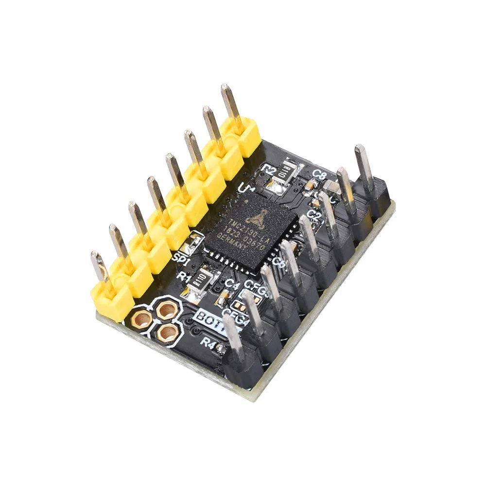 KINGPRINT TMC2130 V3.0 Schrittmotor StepStick Silent Silent Drive mit Kühlkörper für 3D-Drucker-Steuerungsplatine 4st (DIY)