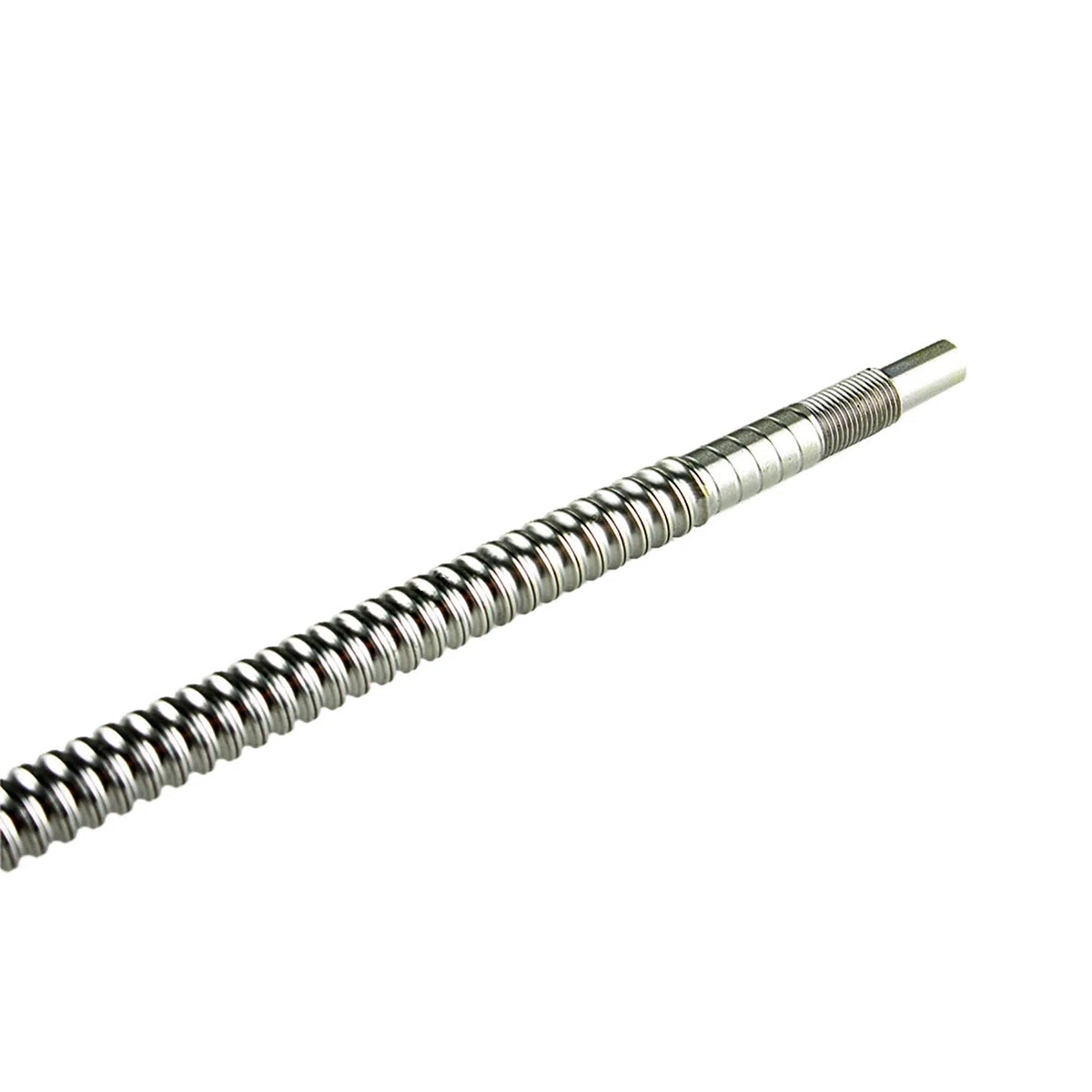 SFU1605 Kugelumlaufspindel 400mm, Gewalzte Kugelumlaufspindel-spielfreie Ballschraube ohne seitliche Endstützen für CNC 3D Printer Z Axis Silber