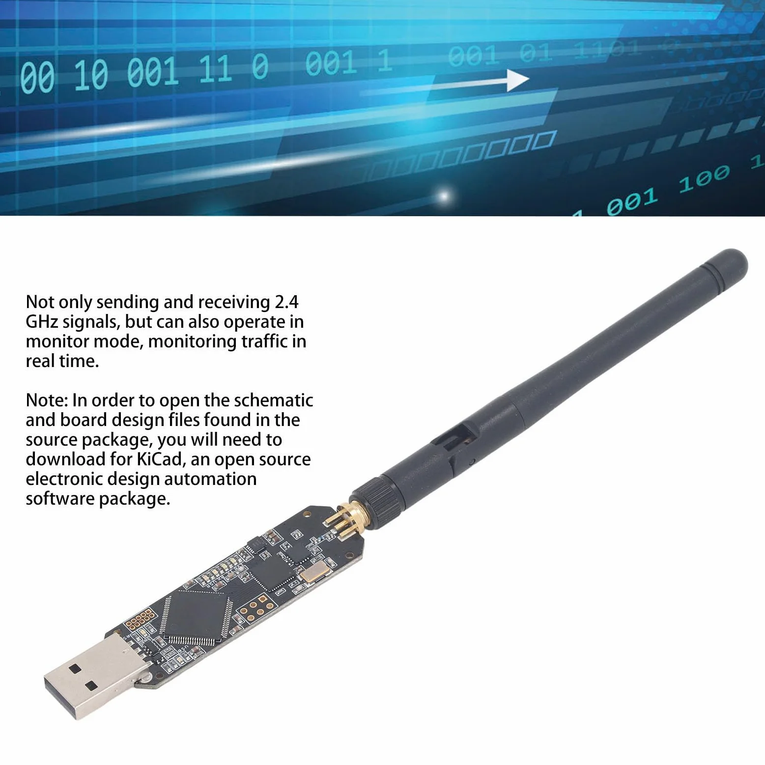 Ubertooth One, Bluetooth-Protokollanalysator für Bluetooth-Sniffer-Experimente, Integrierter LPC175x ARM Cortex M3-Controller, RP-SMA-Anschluss, Premium-PCB, 2,4-GHz-Sendeempfang