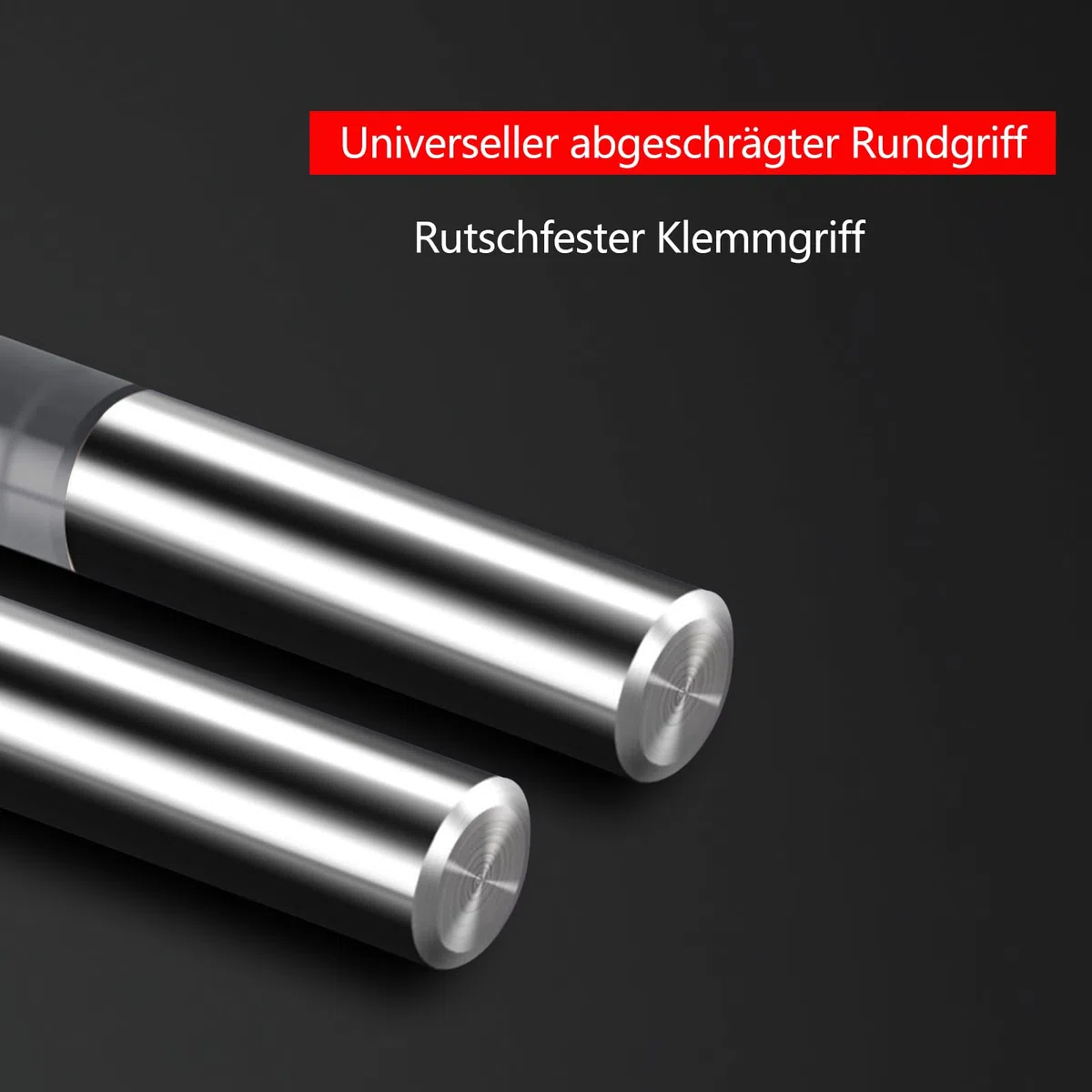 Kugelkopffräser Konische CNC Fräser Kugelfräser 2 Stück, R0.5 Spiralnutfräser Bit 6mm Schaft 2 Flöten Schaftfräser HRC55, 0,5mm Radius CNC Schnitzbits mit AlTiN Beschichtung für 2D /3D Gravu