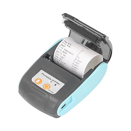 Bluetooth-Beleg-Thermodrucker, 58-mm-Bluetooth-Belegdrucker, Mini-Wireless-POS-Belegdrucker für Convenience-Stores in der Bekleidungsindustrie, Tragbarer Belegdrucker (Mit