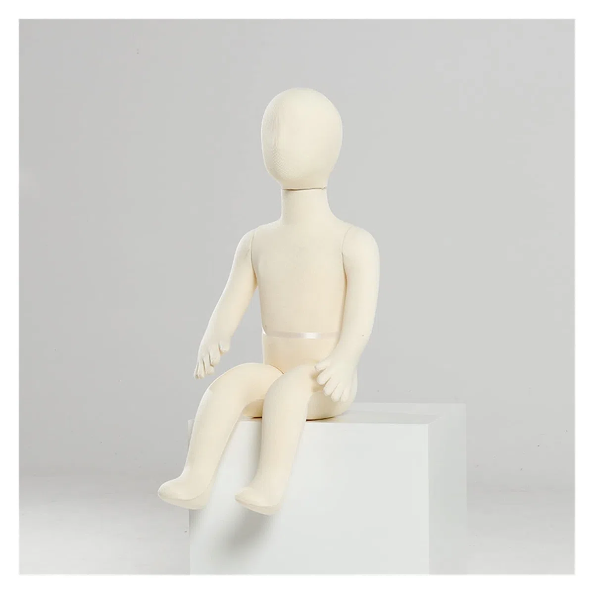 Kinder-Schaufensterpuppe für den ganzen Körper – feststeckbarer Torso für Kleidungsdisplay und Schaufensterinstallation, Unisex-Säuglings-Pose für Weihnachtsdekoration