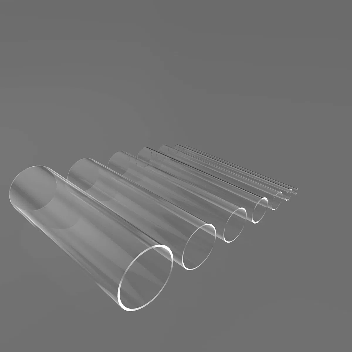 Acrylglas Rohr Rohr Glasrohr 1000 mm (110mm/104mm (außen/innen))