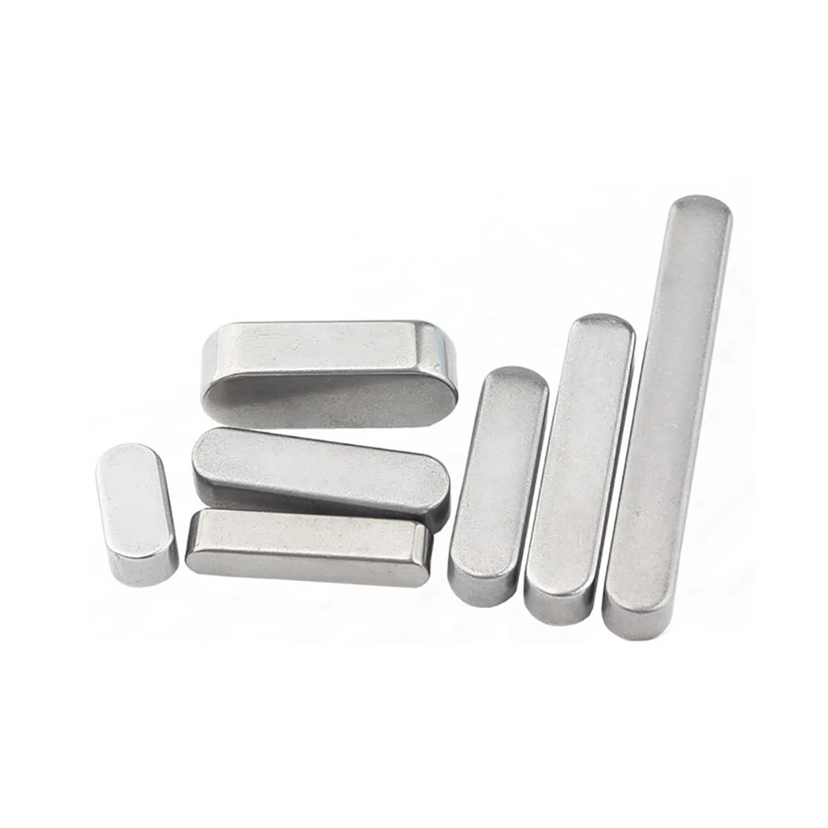 3 mm Passfedern, runde Enden, Antriebswelle, A2 304 Edelstahl, Passfeder (Size : 3x3mm (50Pcs), Color : 35mm)