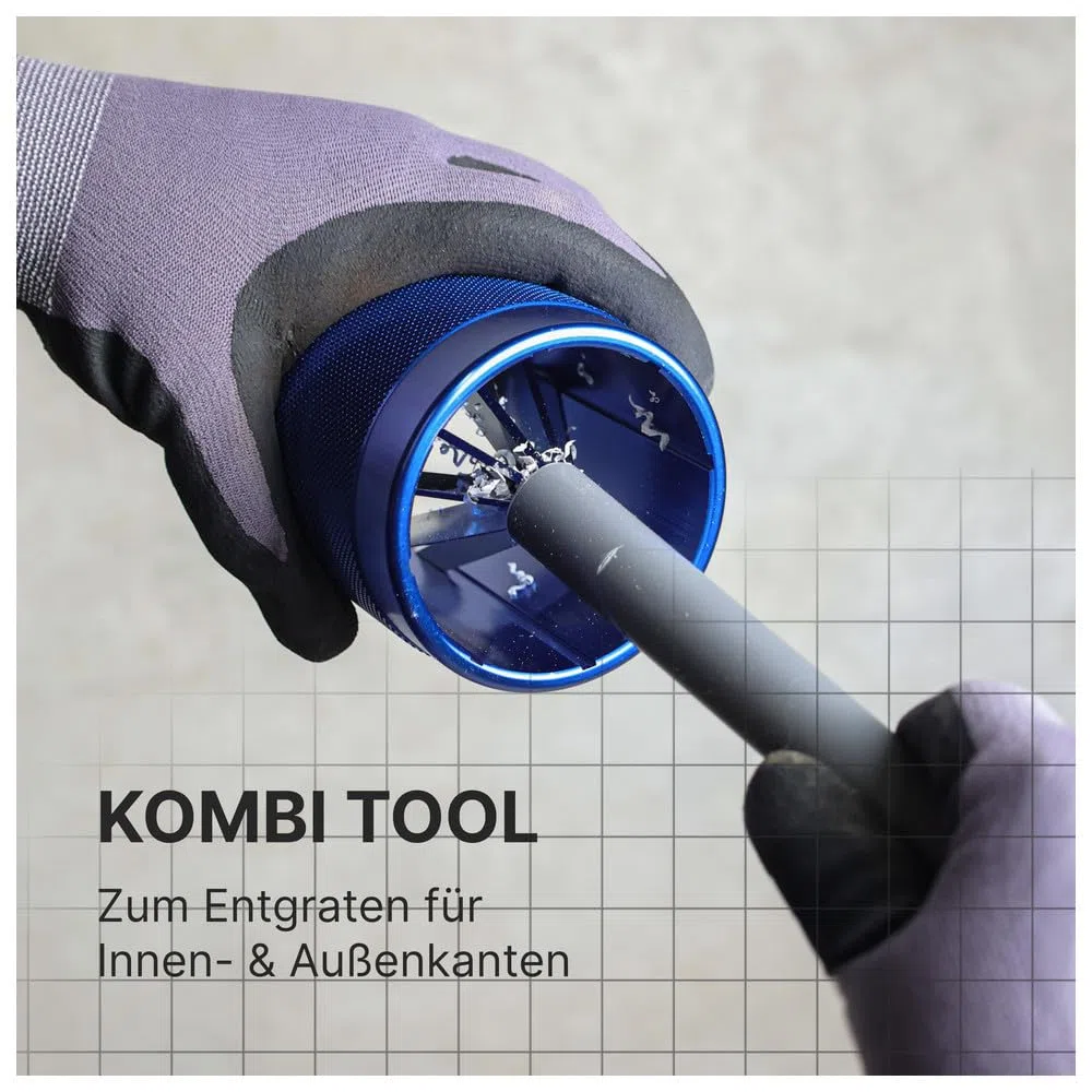 Dönges Profi Rohr Entgrater mit Alugehäuse für Kunststoffrohr 25-63 mm | Rohrentgrater, Handentgrater, Deburring Tool