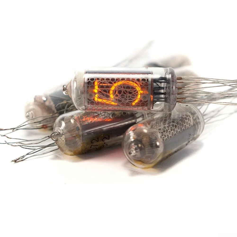 Oniissy 1 x IN-14 Sowjetuhr digitale Gasentladungs-Neonanzeige, Nixie-Röhrenuhr, Leuchtzeit, digitale Röhrenuhr, mit 18 mm Ziffernhöhe für visuelle Anzeige