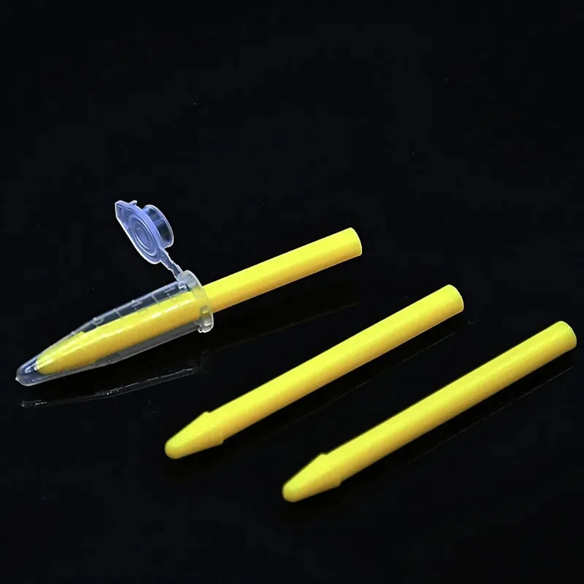 Generic Laborgeräte Polypropylen-Stößel, Kunststoff-Mahlstab, PP-Stab, untere Spitze for 1,5 ml Zentrifugenröhrchen, Durchm. 5,5 mm L 70 mm Kann autoklaviert Werden 50/PK