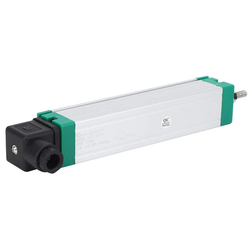 Elektronischer Lineal-Zugstangen-Verschiebungssensor Für Spritzguss IP67 Linearer Positionssensor Aus Edelstahl Für Drehmaschinen (KTC-100)
