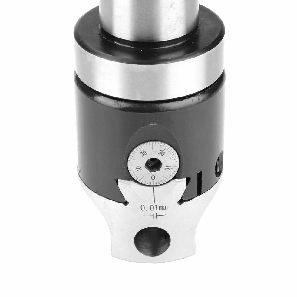 MT4-M16 Arbor Adapter Kegelschaft F1-12 50mm Bohrkopf mit 9er 12mm Bohrstangensatz zum Bohren von Bohrungsenden, Lochschneiden