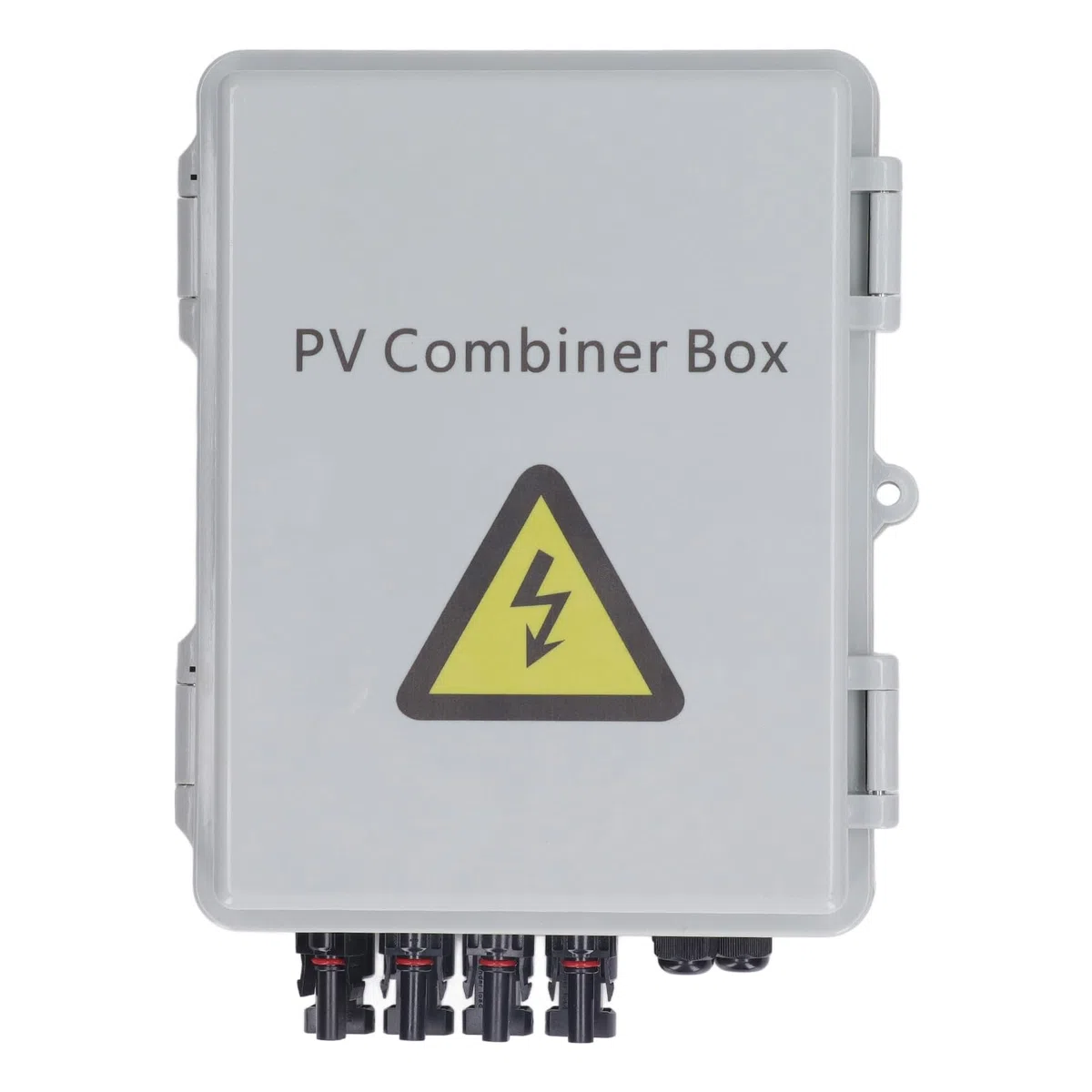 Pv Combiner Box Metall, Solar Combiner Box Für 4 Module 2 String 1000V Dc, Sicherungsautomat 32A - Überspannungsschutz, Trennschalter, Für Photovoltaik Anlage Und Fi GAK Anschlusskasten