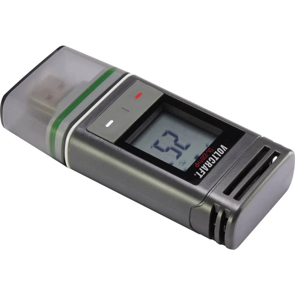 VOLTCRAFT DL-220 THP DL-220THP Temperatur-Datenlogger, Luftfeuchte-Datenlogger, Luftdruck-Datenlogger Messgröße Tempera, bunt