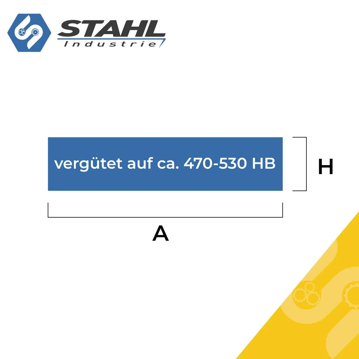 Verschleißleiste 470-530 HB | Querschnitt 100x10mm | 50cm bis 300 cm | Gleitschiene 500mm