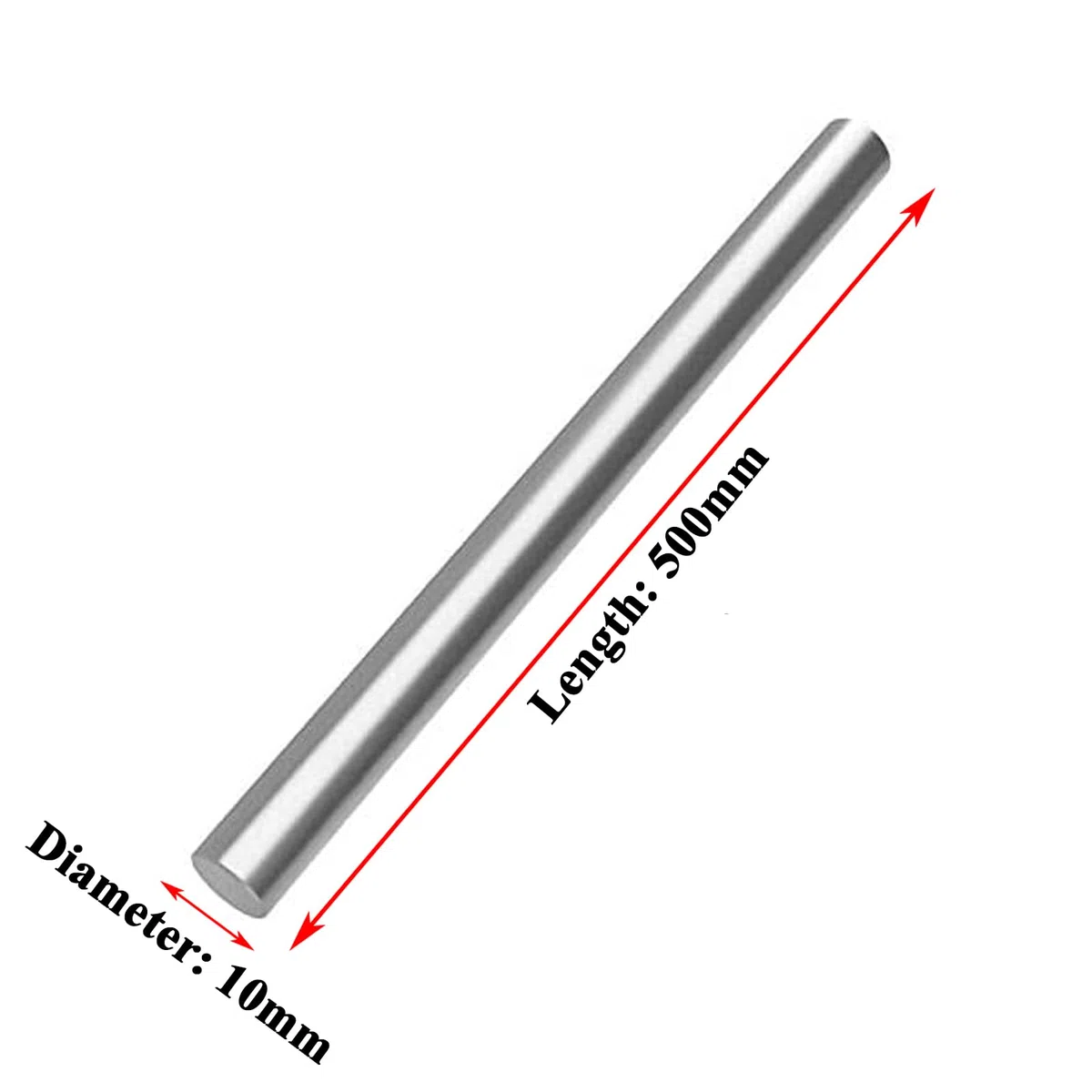 Durchmesser 6–15 Mm Nickelanode, Reine Nickelstange, Länge 500 Mm, Metallrundstab Für Die Chemische Industrie/Diameter 10Mm