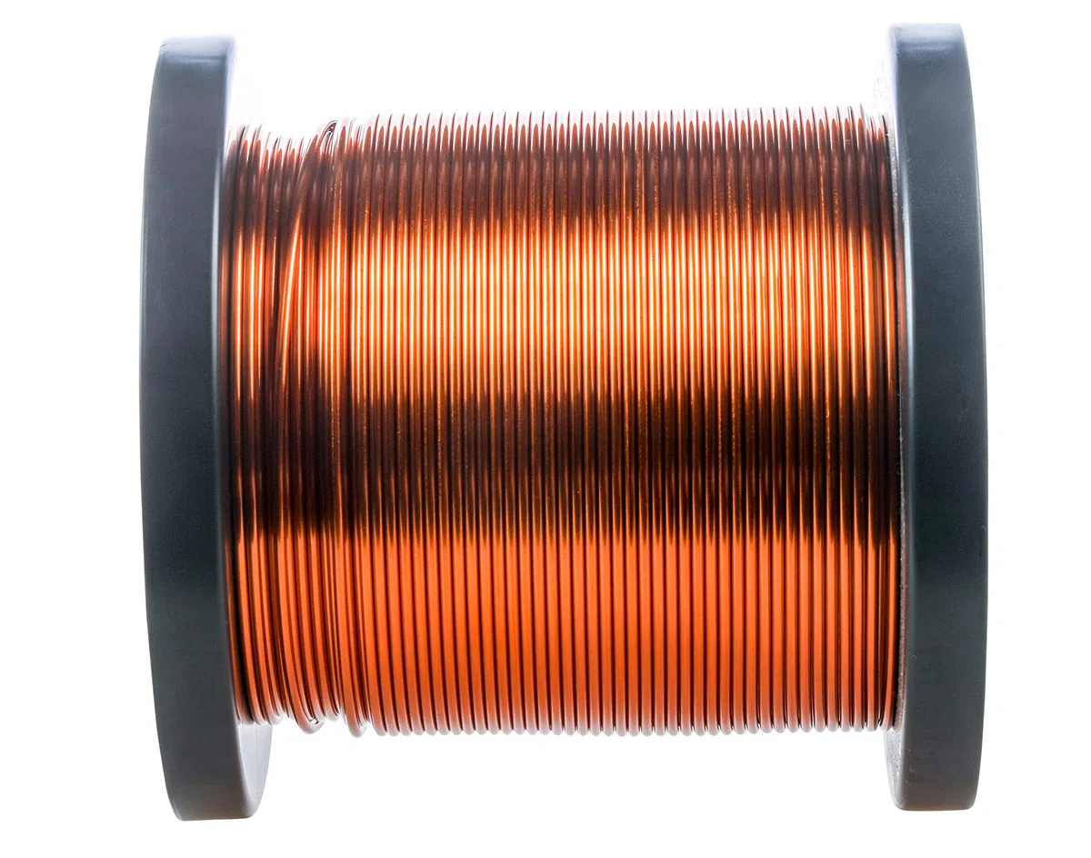 Kupferlackdraht W210 Ø 1,50 mm 1 kg, ca. 63m - CU Lackdraht Grad 2 CUL Kupferdraht Gewicht 1 Kilogramm Durchmesser 1,50 Millimeter Wickeldraht Kupfer Draht nach IEC 60317-13
