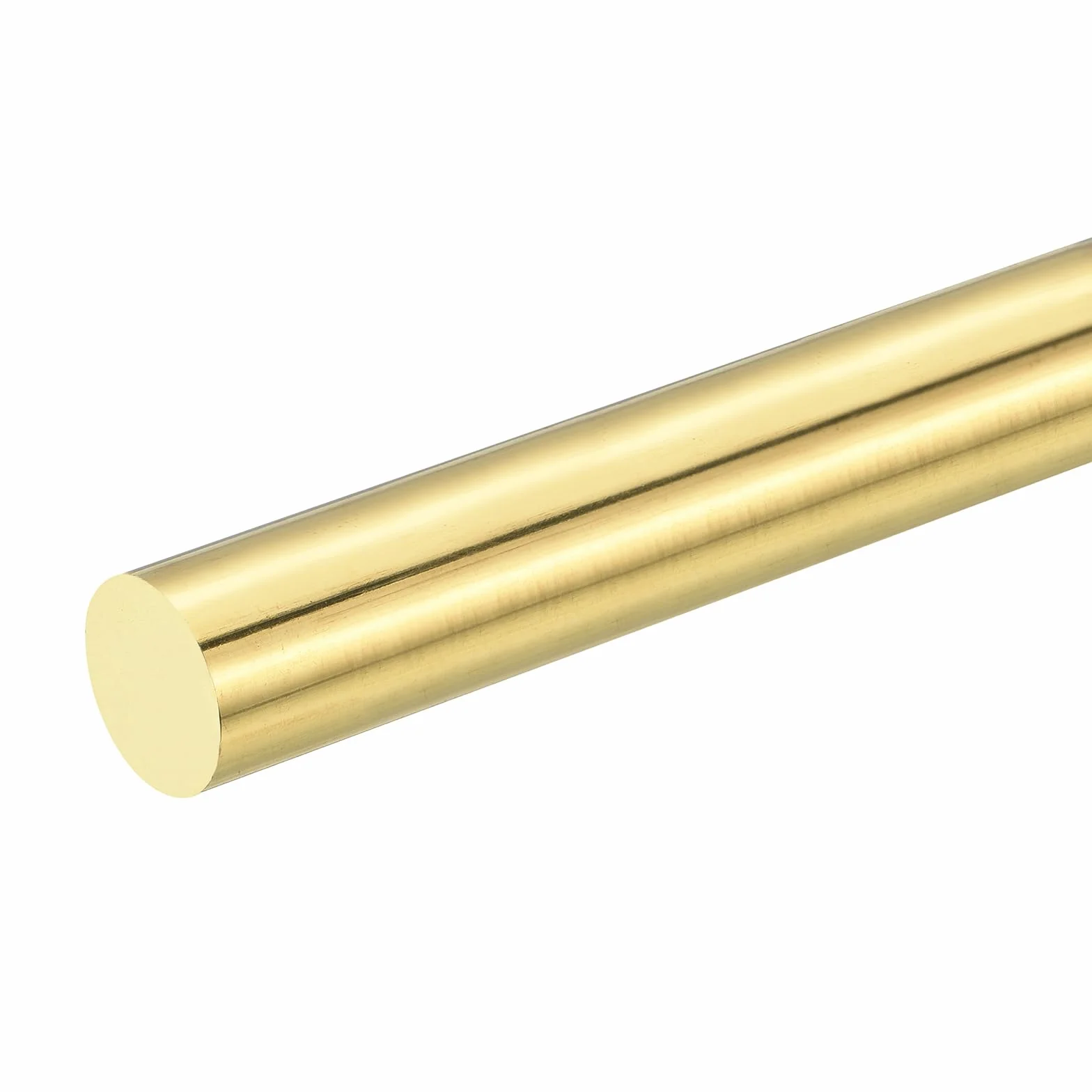 QUARKZMAN 356mm Lange Messingstab 18mm Durchmesser, H62 Messing Rundstab Massiver Messingstange Rund Messingstäbe für DIY Bastelarbeiten Industrie Bauwesen Maschinenbau Modellbau