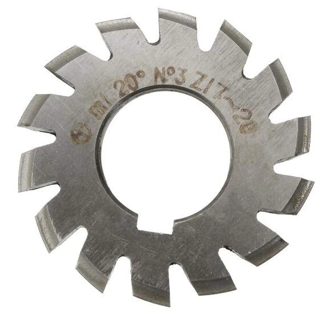 1PCS Modul 1 PA20 Bohrung 22 Mm # 1-8 HSS Involute Zahnradfräser Zahnradfräser (#6)