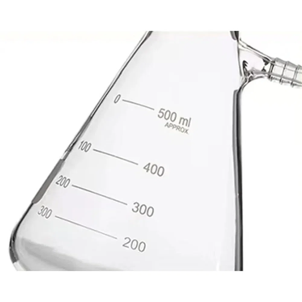 Laborgeräte und -ausrüstung 1 STÜCKE 25 ml Bis 2000 ml Glas Vakuum Schleifen Mund Saugflasche Labor Flasche Mit Oberen Düse(500ml caliber24)