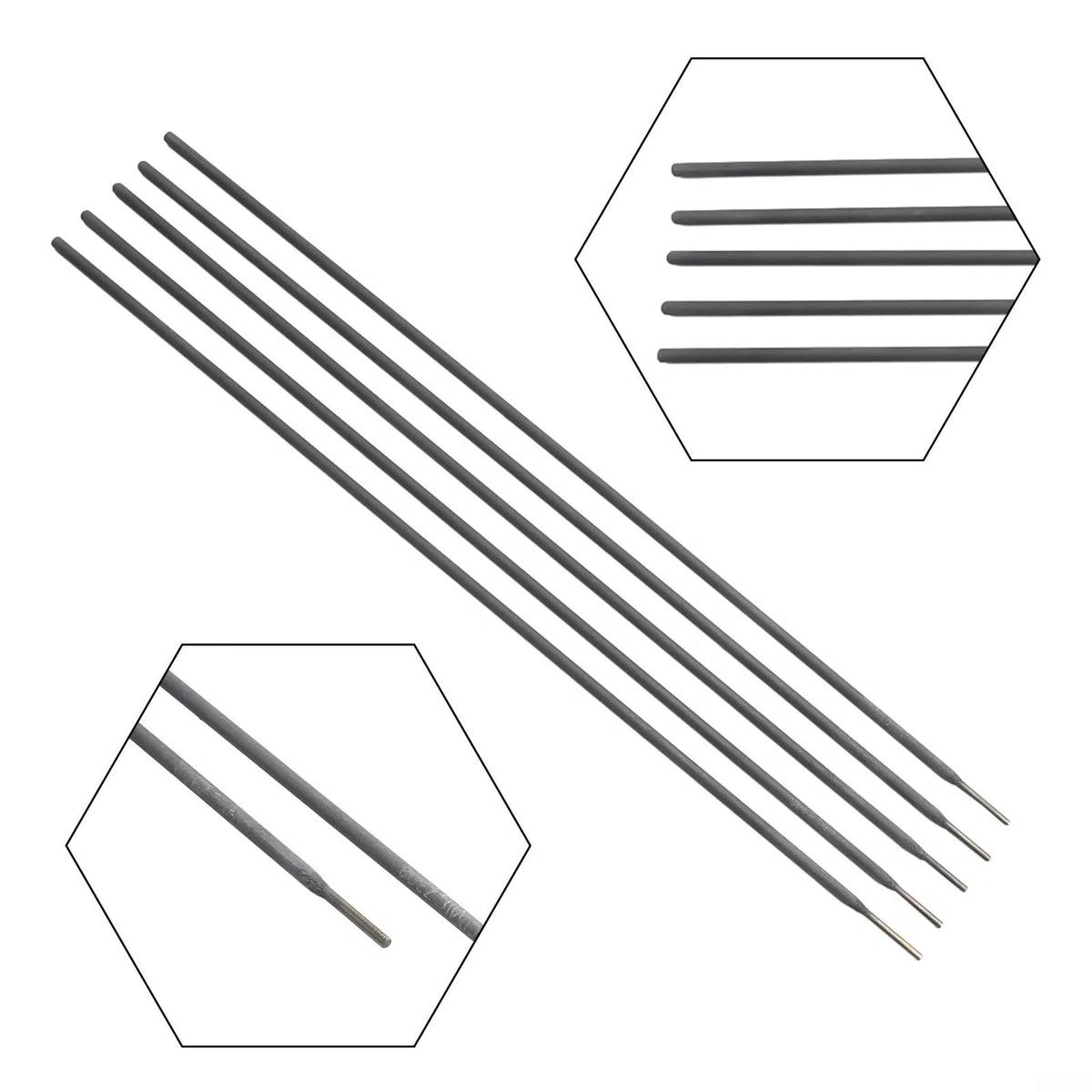 ENi-CI 99 Nickelelektroden Schweißstäbe für Grauguss und Stahl, 2.5mm 3.2mm Stäbe zum Reparieren von Gussstücken und zum Verbinden mit Baustahl oder Edelstahl(2.5mm)