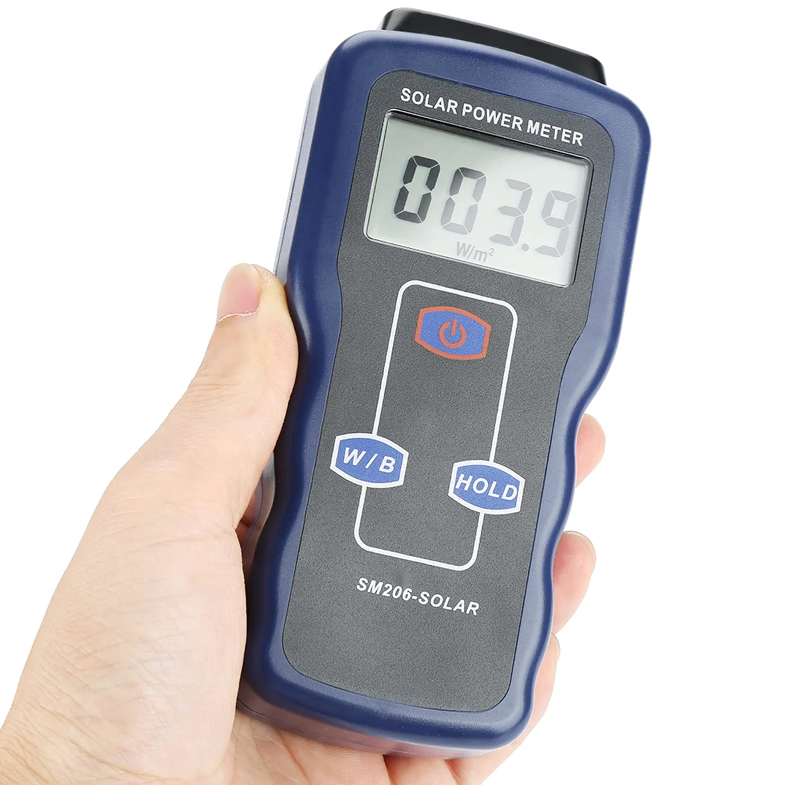 Digitales Handheld-Uv-StäRke-SonnenlichtmessgeräT, W/M² und Btu Solarleistungsmesser, SonnenlichtstrahlungsmessgeräT für Meteorologie, Landwirtschaft, Physikalische und Optische Experimente Usw
