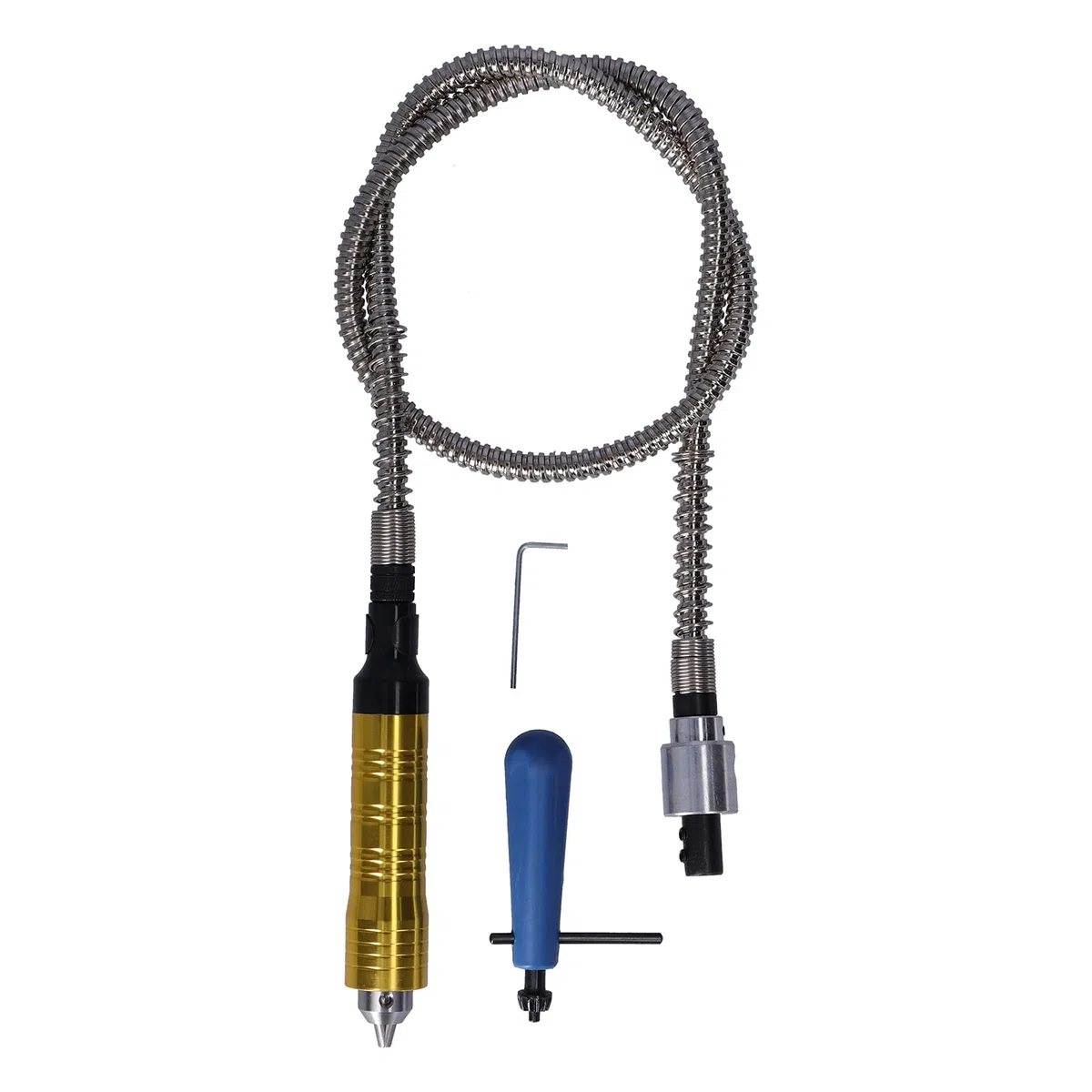 Rotationswerkzeug Mit Flexibler Welle, Flexwerkzeuge Flexwelle Für Rotationswerkzeug Bohrfutteradapter Verlängerungskabel Spannfutter Griff Polierer Adapter zum Feinschleifen