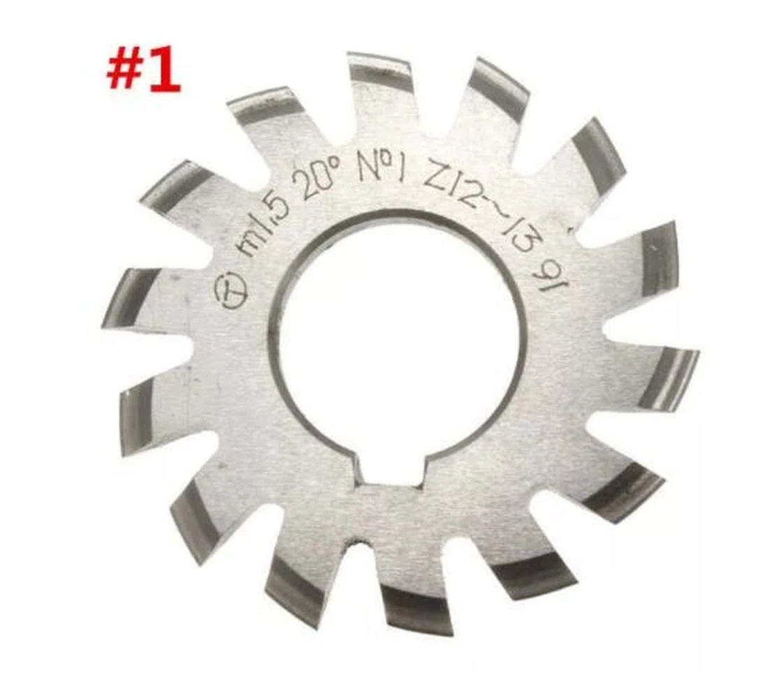 SUCAN Modul 1.5 PA20 Bore 22mm # 1-8 HSS Evolventenverzahnung Fräser