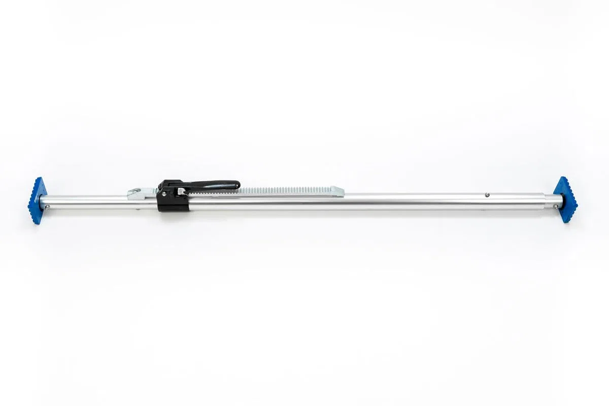 Alu Klemmbalken mit Gummifüßen zur Transportsicherung Klemmstange Ladungssicherung Trennstange KFZ PKW LKW Anhänger Universal-Spanner für Fahrzeuge Ausziehbar 1,30-1,67 m