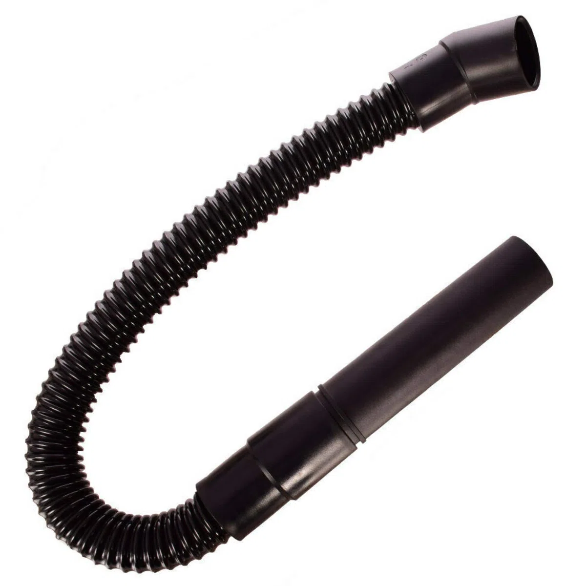 Techkar Saugschlauch für KARCHER BD/BR 530 - Schwarz, Synthetischer Gummi, 850mm, 32mm Durchmesser, Gerade & Gebogene Muffe