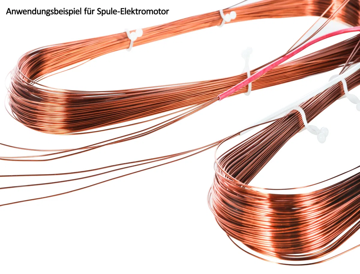 Kupferlackdraht W210 Ø 0,20 mm 500 g, ca. 1650m - CU Lackdraht Grad 2 CUL Kupferdraht Gewicht 500 Gramm Durchmesser 0,20 Millimeter Wickeldraht Kupfer Draht nach IEC 60317-13