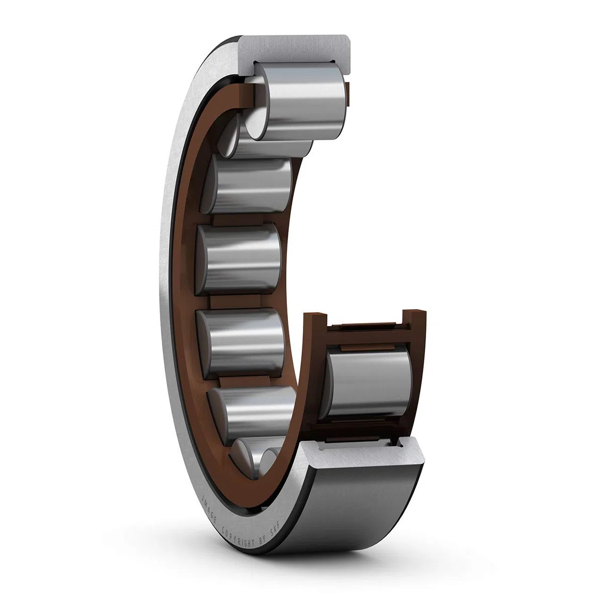 SKF RNU 203 TN9 Radialrollenlager, Zylinderform, 22,9 ID, Stahl