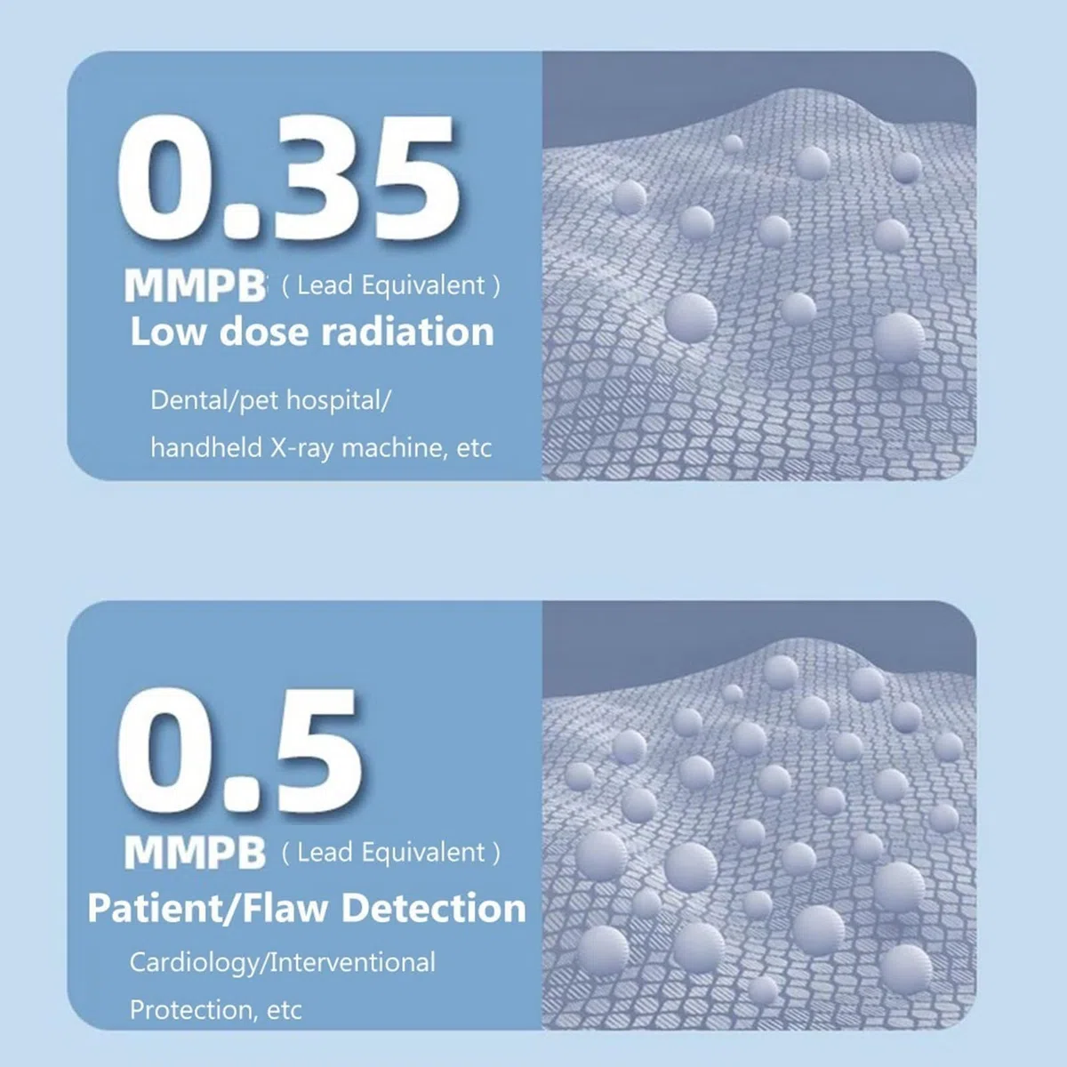 Bleischürze Röntgenschutz-Bleihut 0,35 MmPb / 0,5 Mmpb Strahlenschutz-Bleikappe Für MRT-CT-Strahlenschutz