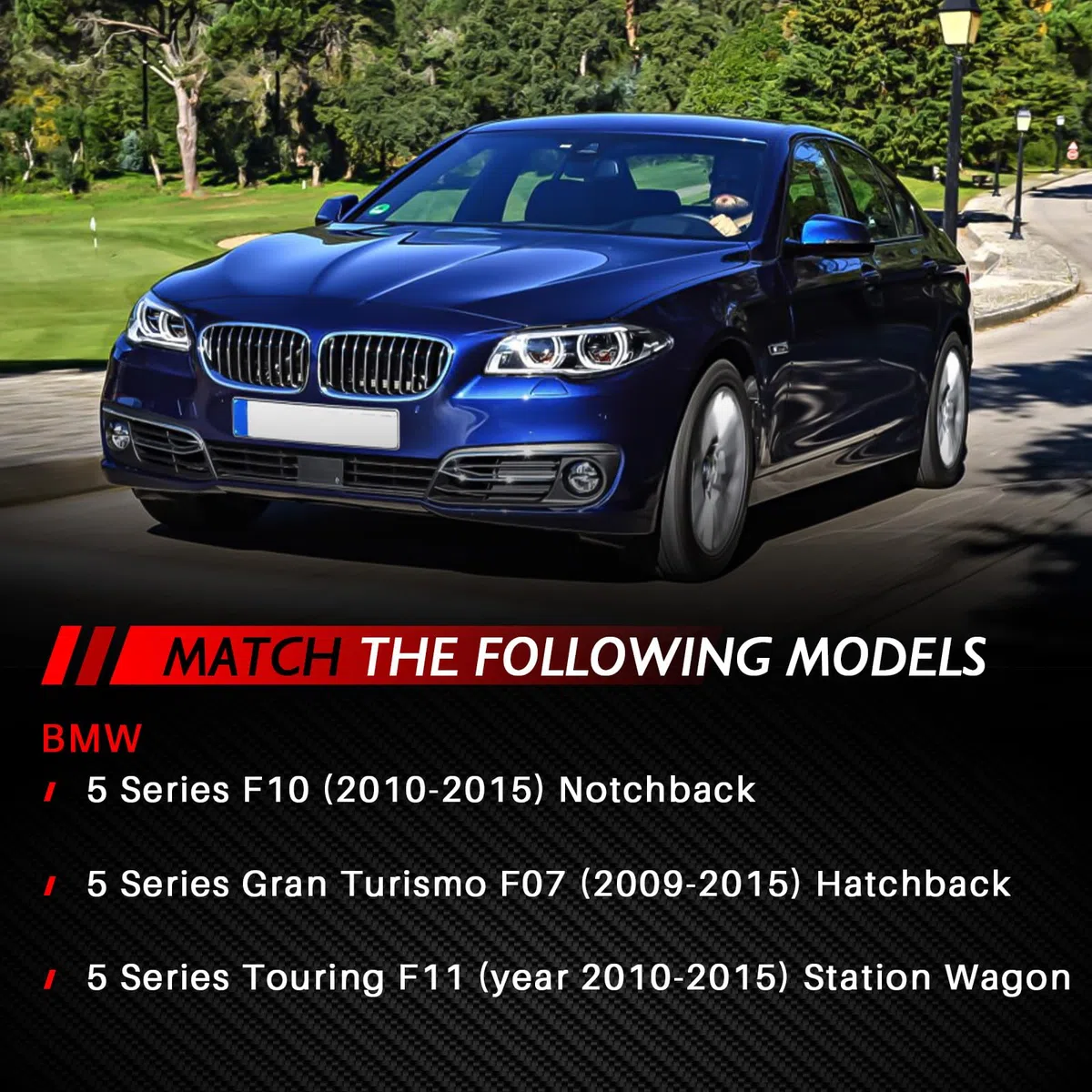 1x Luftfeder Luftfederung Hinterachse Luftfedern hinten Ersatz für 5er GT F07 Touring F11 2009-2017 518d 520d 520i 525d 530d 550i Autozubehör Teil# 37106781827 37106781828 37106781843