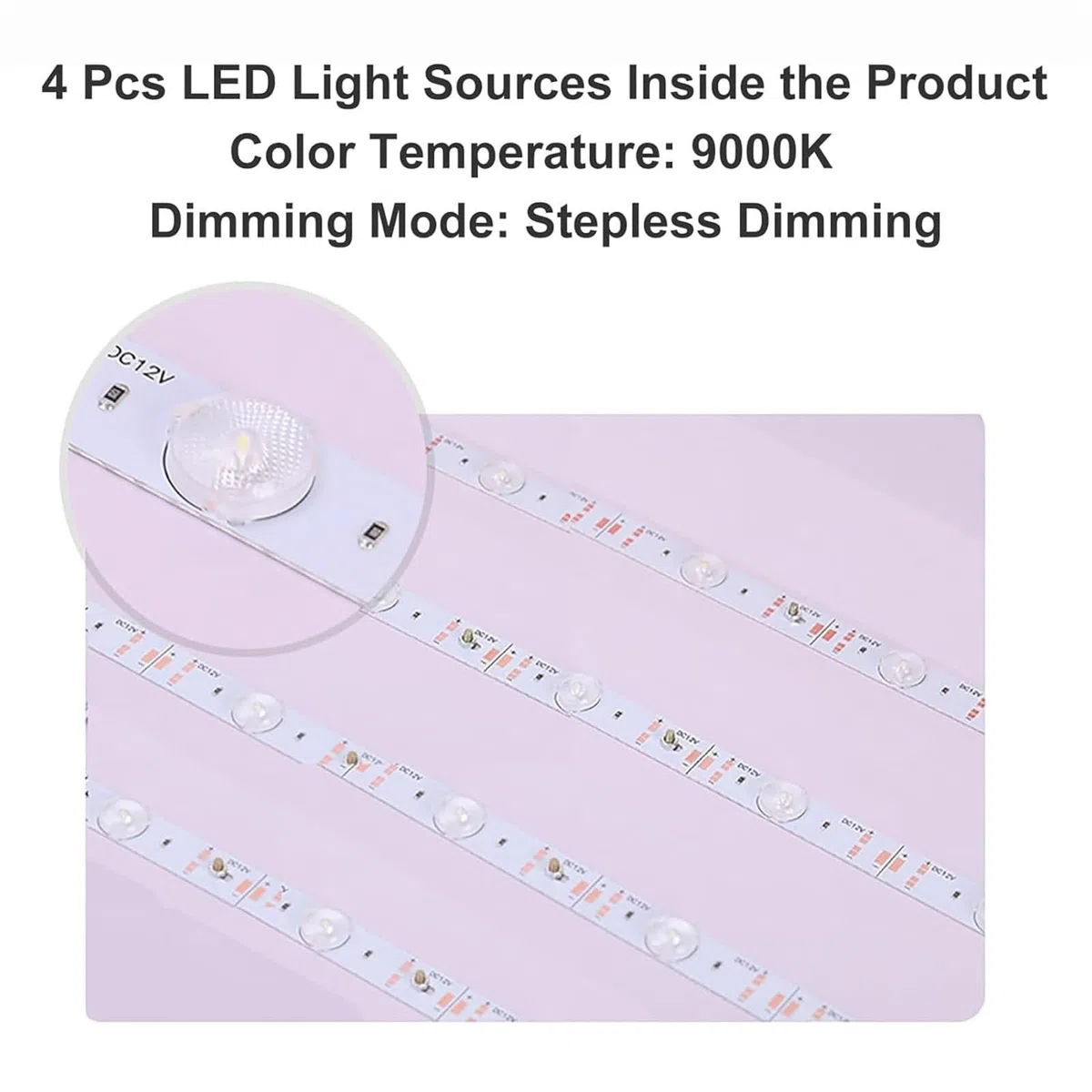 LED-Röntgenbeleuchtung, Röntgenbetrachter mit LED-Leuchtkasten mit Stufenloser Dimmfunktion per Knopfdruck, Röntgen-Betrachter mit Einstellbarer Helligkeit, Hohe Lichtdurchlässigkeit