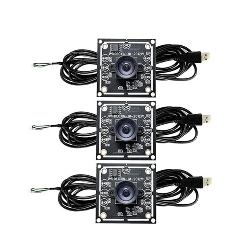 3 STK. 100-Grad-Kameramodul 1 MP OV9732 1280 X 720 USB Kostenloser Treiber Manueller, mit 3 Meter Kabel für WinXP/7/8/10