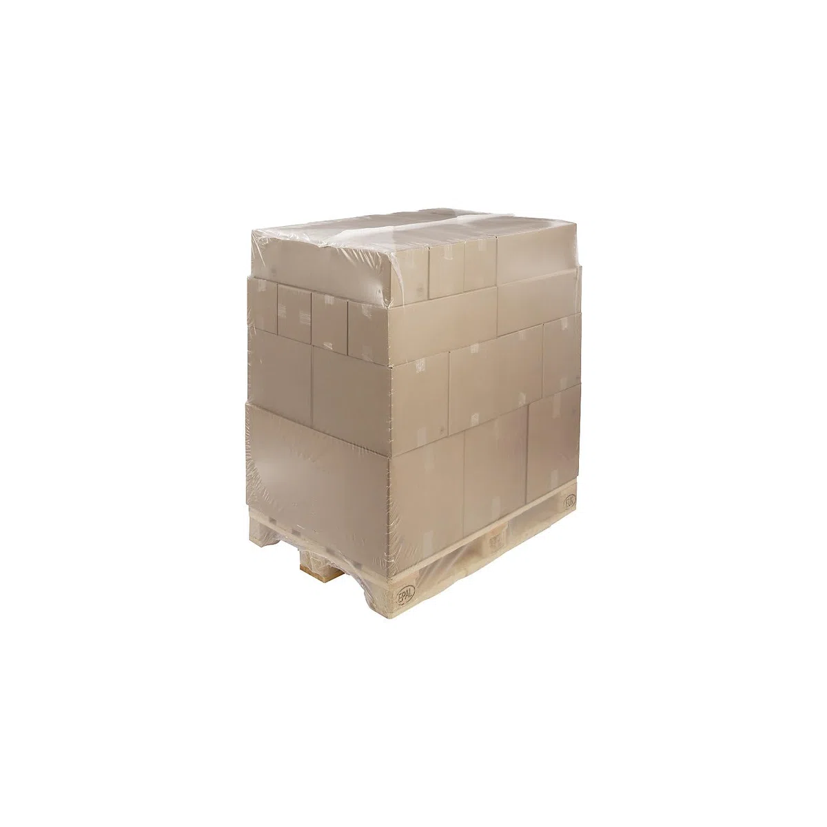 ratioform | PE-Schrumpf-Folie für Paletten | Stärke 125 µm | VE 10 Stk | BxTxH 1300 x 1100 x 2000 mm