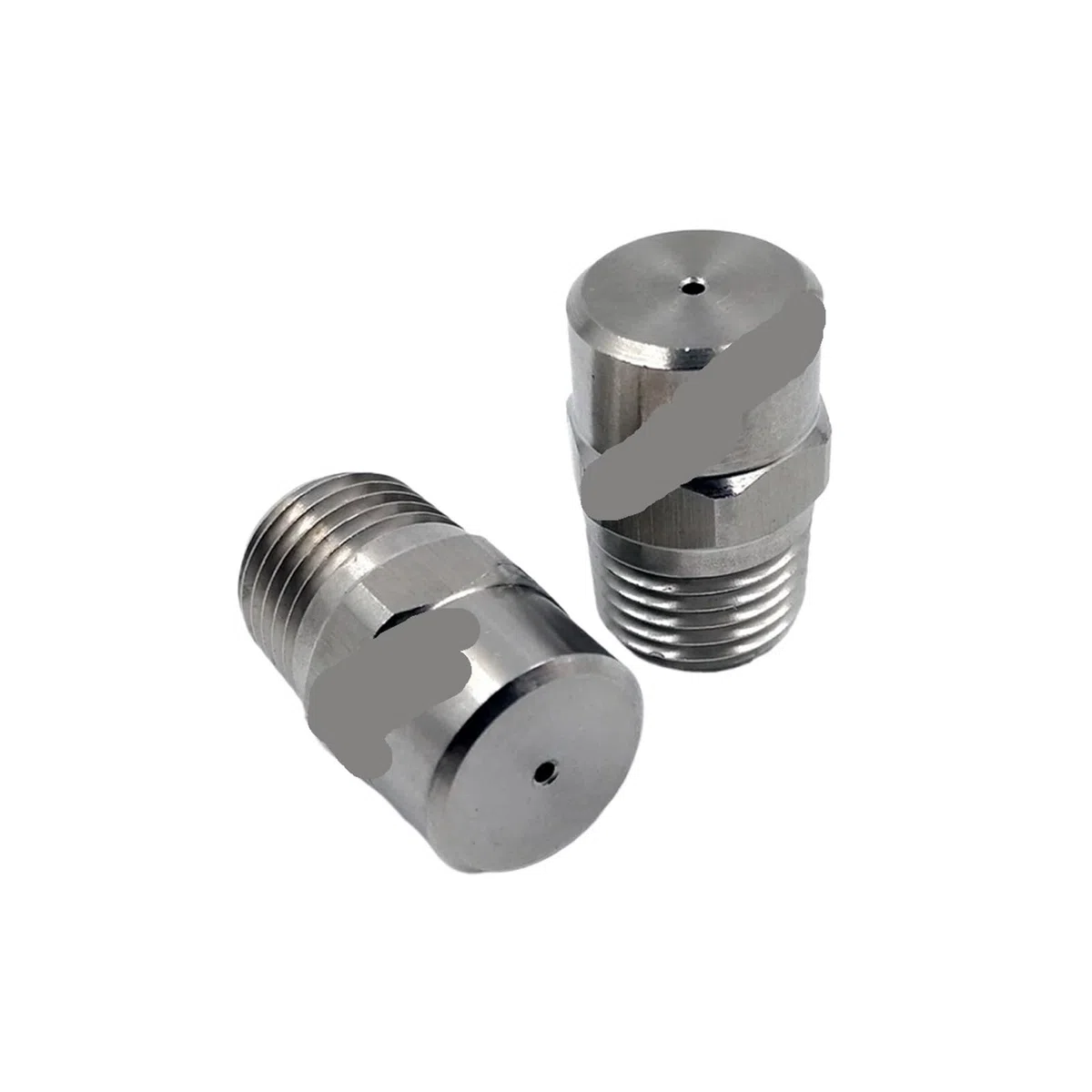 1I4 Zoll / 4 Stück 40 Grad Edelstahl Standardwinkel Vollkegeldüse Industrielle Befeuchtungs-Befeuchtungs-Hochdruckdüse Für Unterbodenreinige(2.4mm)