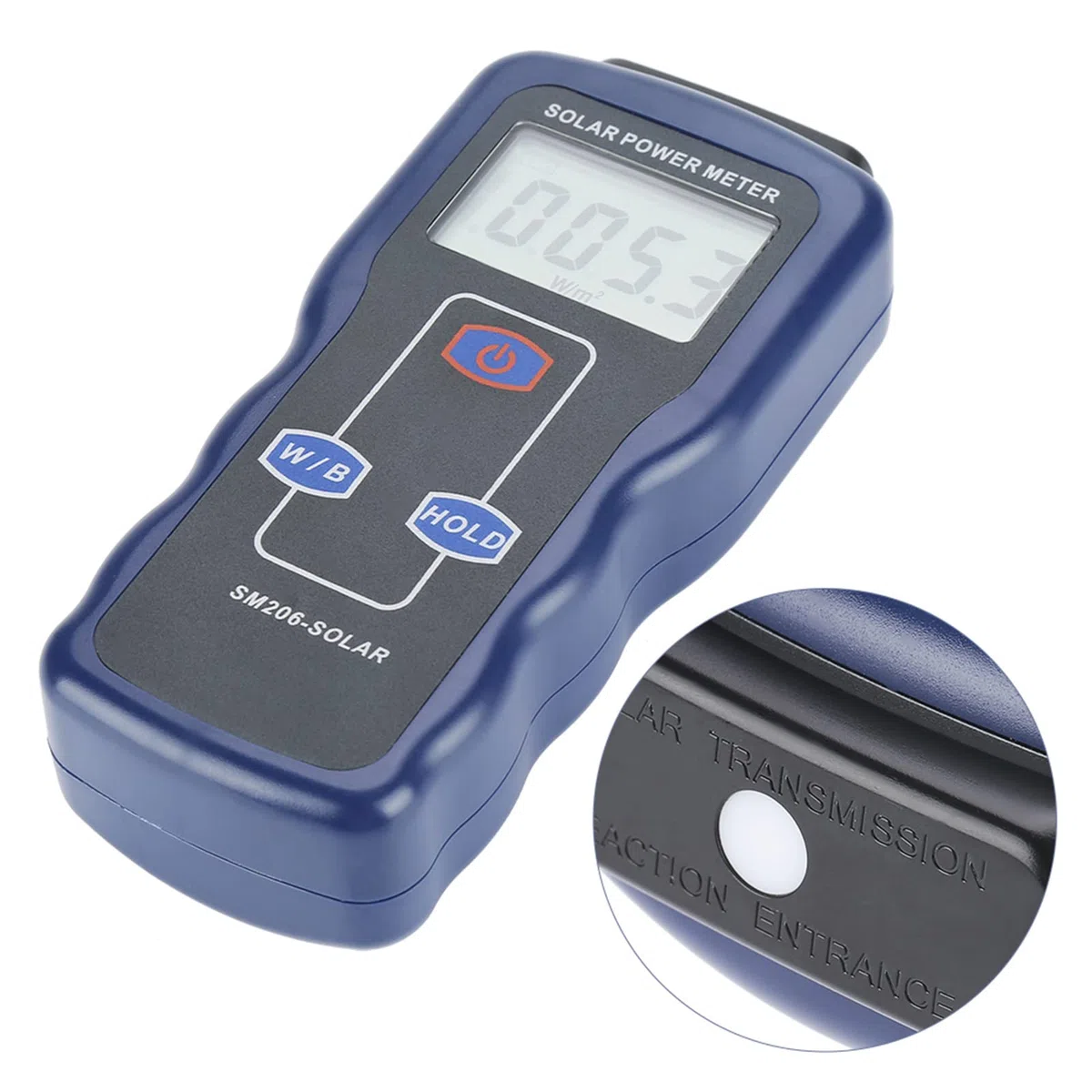 Digitales Handheld-Uv-StäRke-SonnenlichtmessgeräT, W/M² und Btu Solarleistungsmesser, SonnenlichtstrahlungsmessgeräT für Meteorologie, Landwirtschaft, Physikalische und Optische Experimente Usw