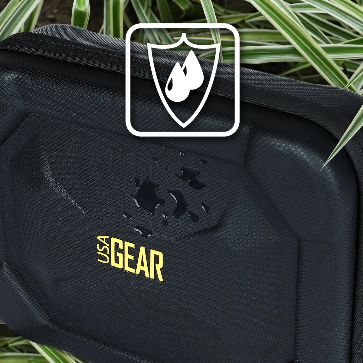 USA Gear Koffer für Geisterjagd-Ausrüstung – Tasche für Paranormale Ausrüstung, Anpassbares Inneres, Wasserabweisendes Äußeres, Kompatibel mit EMF-Messgerät, Spirit Box und Mehr (nur Koffer)