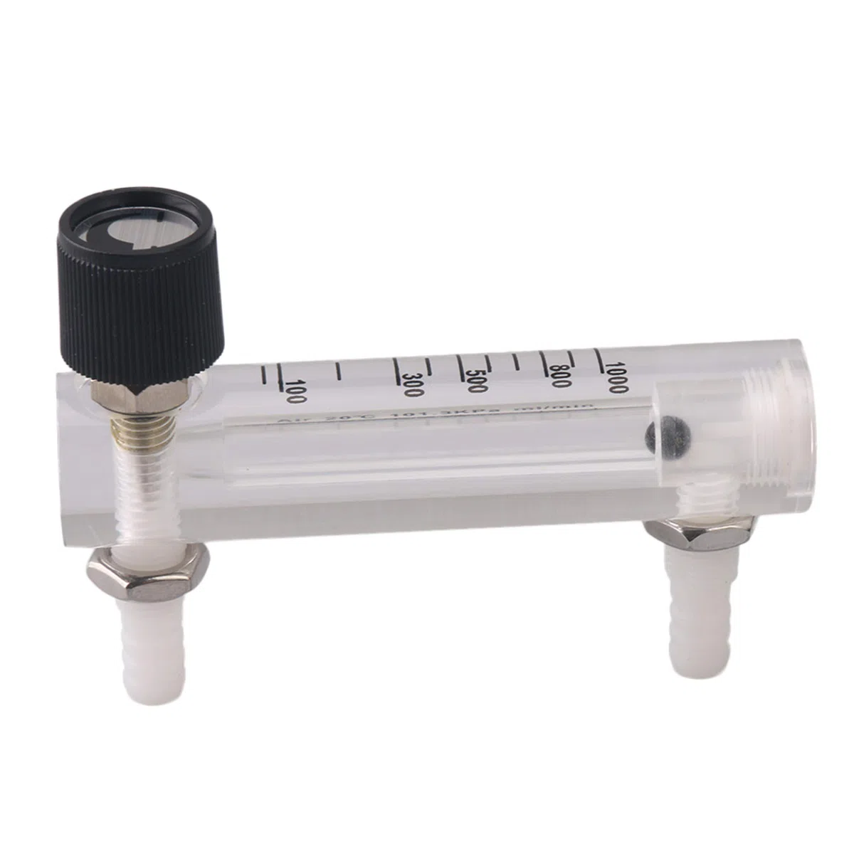 2 Stück LZM-6 Durchflussmesser 100–1000 ml/min für Sauerstoff-Gas-Luftstromkontrolle Erkennung