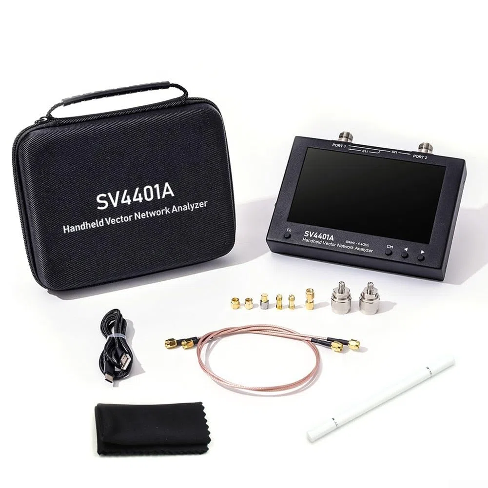 SV4401A 17,8 cm HD VNA Vector Netzwerkanalysator-Kit mit 8 GB Speicher, 100 dB für dynamische Reichweite, für Netzwerkkabel-Diagnose