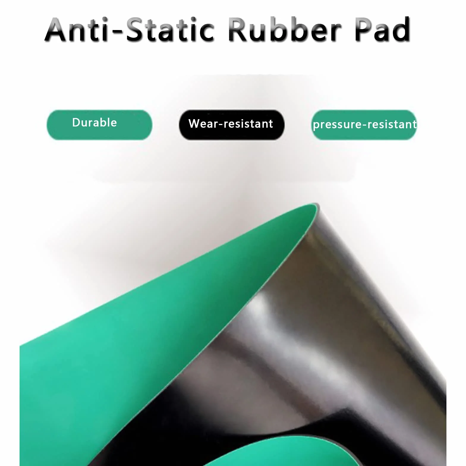 Lötmatte 300 x 60cm Lötunterlage, Antistatische Matten ESD Matte und Hochtemperatursafe Gummimatten, Groß Lötmatte Werkstatt Arbeitsunterlage, Soldering Mat Werkbank Unterlage