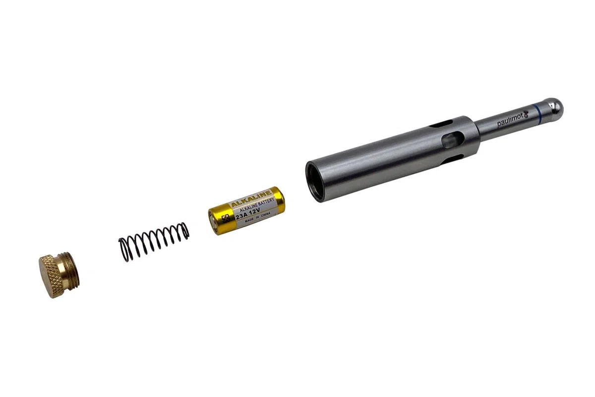 PAULIMOT Kantentaster mit 16 mm Schaft, optisch und akustisch : Standard-Ausführung Schnäppchen-Ausführung vorhanden Standard-Ausführung