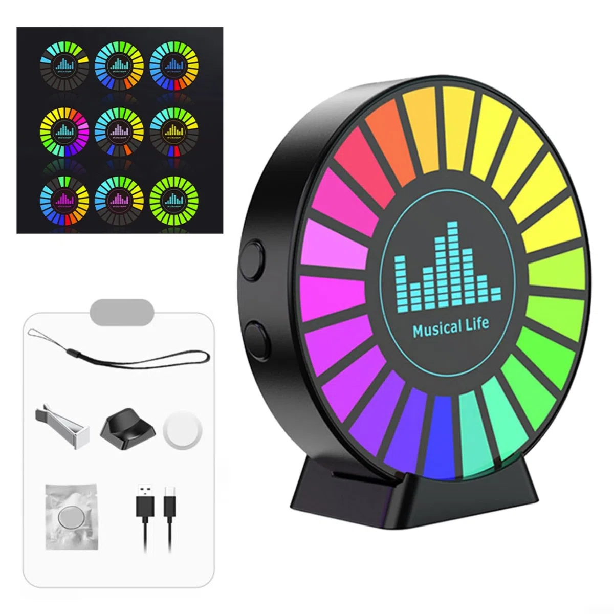 Sprachgesteuerter Tonabnehmer, EVP-Sound, Tonabnehmer, Licht, Vibrationsgeräusch, elektronische Sensoren, paranormale Geräte (C)
