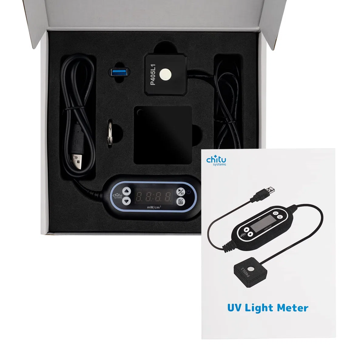 Chitu Systeme Digitales UV-Lichtmessgerät für 405nm Standard Photopolymer LCD/DLP/SLA Harz 3D-Drucker