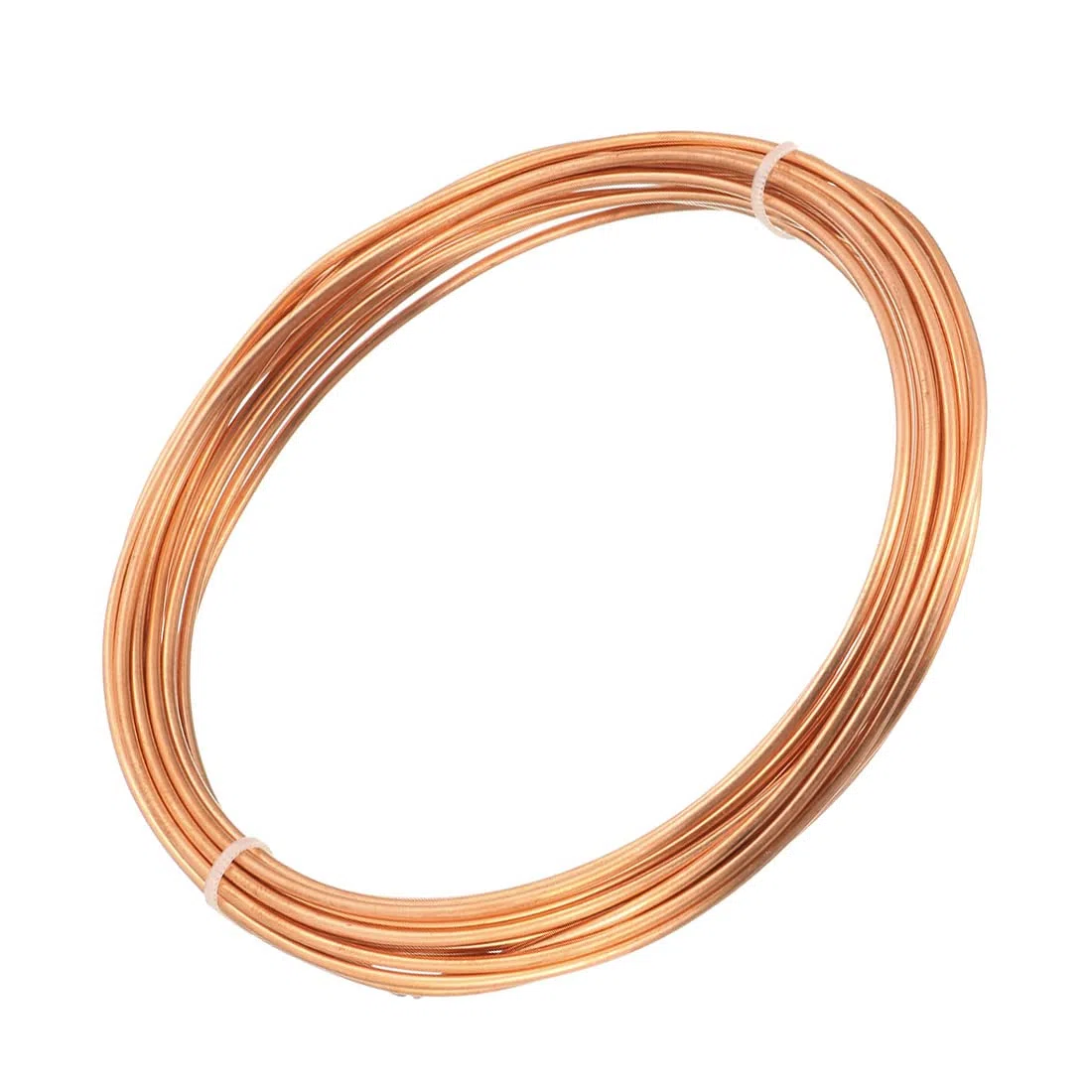 PATIKIL Kältemittelschlauch, weiches Kupferrohr mit Spirale zur Wärmeableitung, 1/16" Außendurchmesser x 1/32" Innendurchmesser x 6,5 Fuß (ca. 1,98 m)