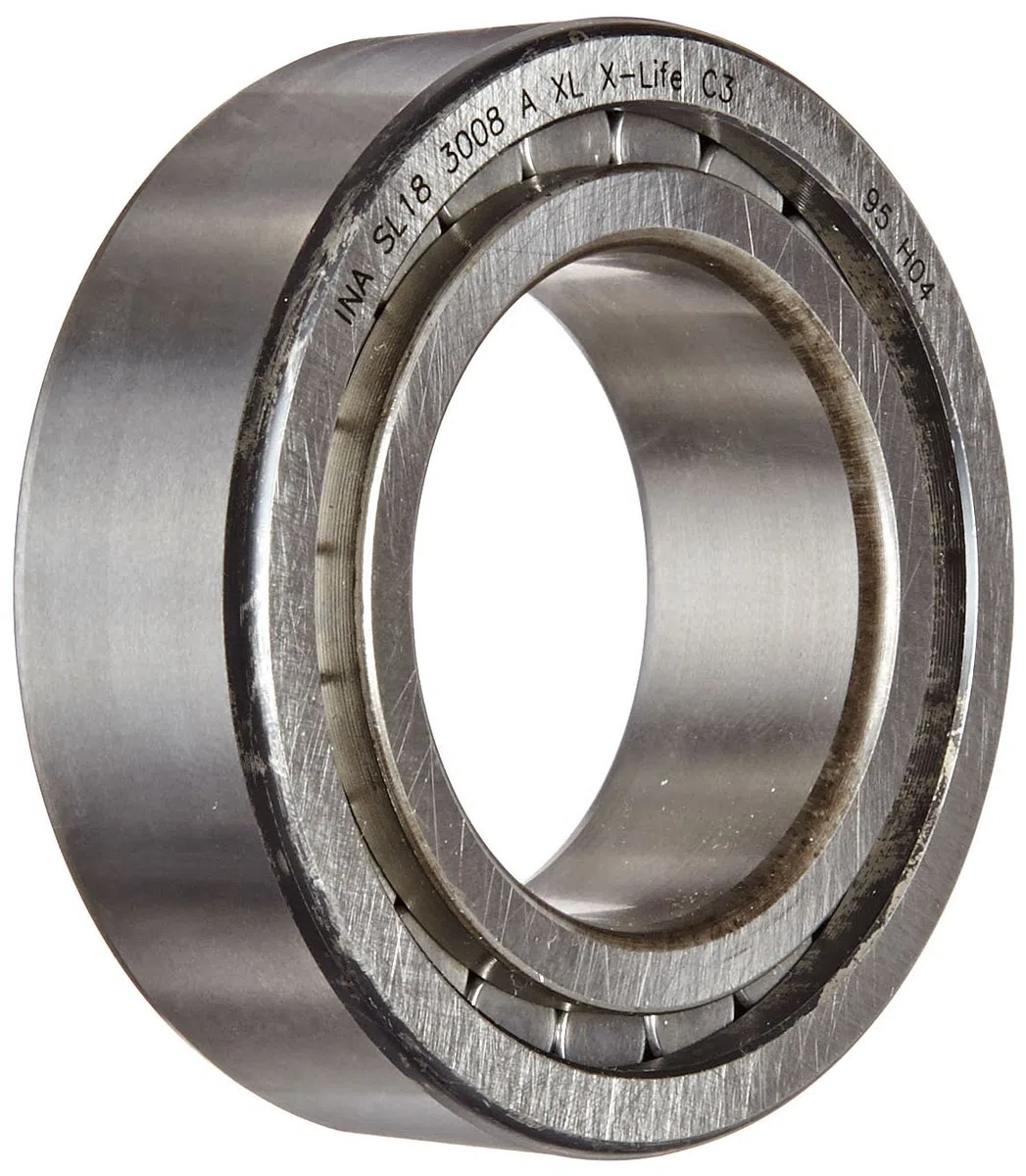 INA sl183008 C3 Zylindrische Roller Bearing, einreihig, abnehmbarer Außenring, semi-fixed, Flansch, C3 Clearance, offenes Ende, metrisches, 40 mm ID, 68 mm OD, 21 mm Breite, 6000rpm Maximale Drehzahl